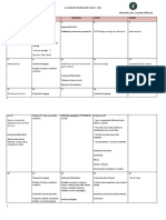 2º B Mayo Calendario de Evaluaciones