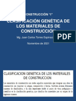 Clasificacion Genetica de Los Materiales