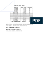 Areas Proyecto Las Tekas