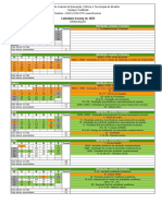 Calendário Acadêmico 2023 Campus Ceilândia - Graduação