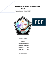 Makalah Prakarya Olahan Pangan Siap Saji