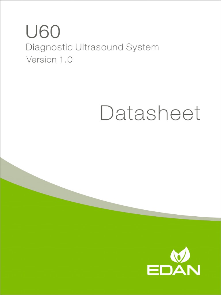 U60 Datasheet V1.0 | PDF | Medical Ultrasound | Medical Device