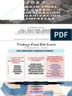 Organigrama Trabajo Final de Administracion