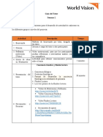 Guía Del Tutor Semana #1