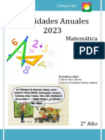 Cuadernillo 2° Año Matematica