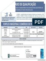 Certificado Reservatorios Fortlev-Maio 2023