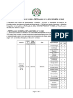 Retificação Edital Concurso