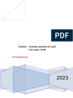 Systeme National de Sante 2023