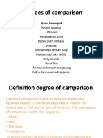 Degrees of Comparison