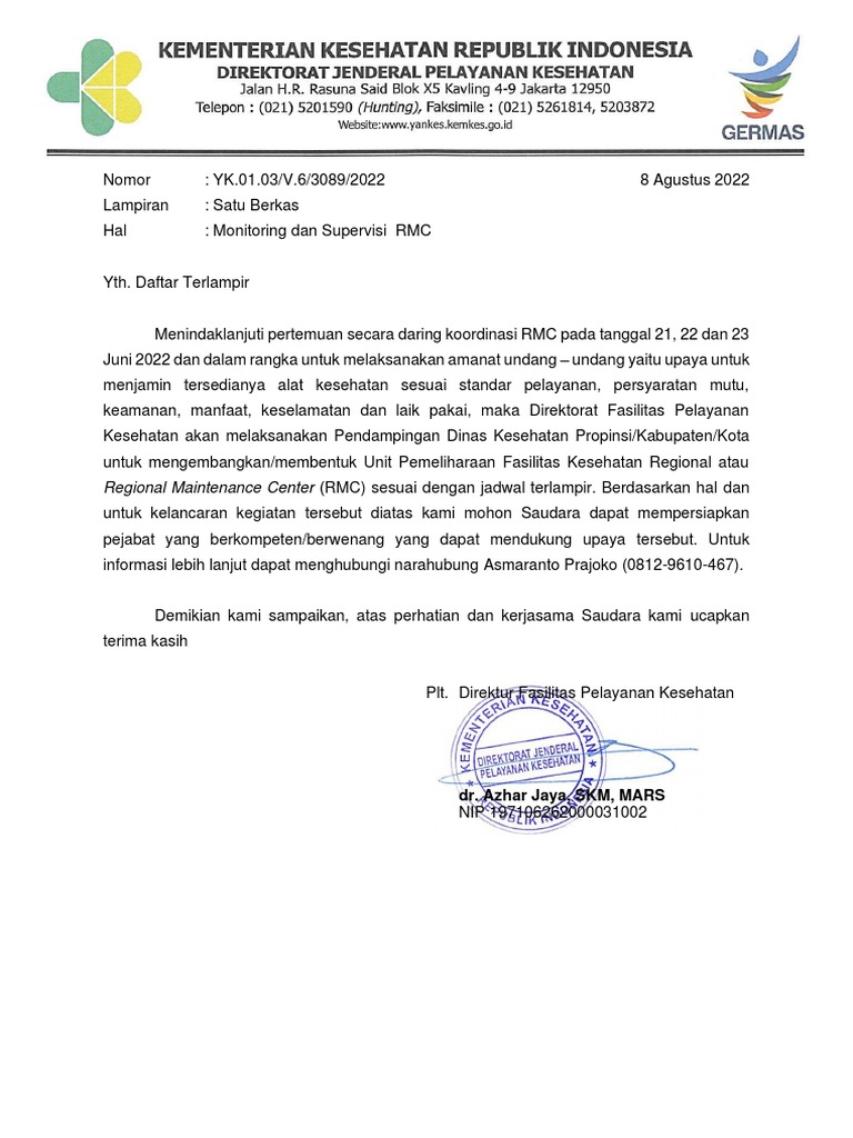 Pendampingan Pembentukan RMC 2022 | PDF