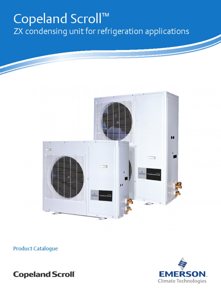 ZX Condensing Unit Product Catalogue en SG 4214062 | PDF