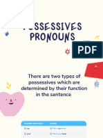 Possessive Pronouns