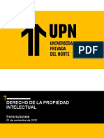 UPN - Derecho de La PI - Semana 12 - PPT - 2022-II