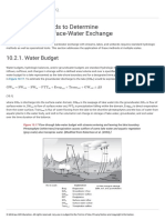 Field Methods To Determine Groundwatersurface Water Exchange