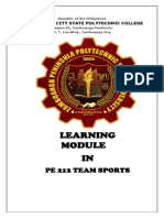 Team Sports Pe 212 Module-1