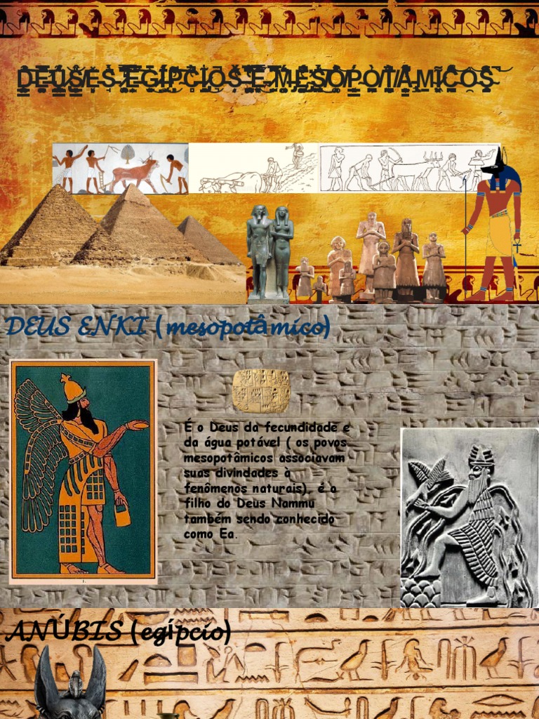 Deuses da Mesopotâmia e Egito | PDF | Divindades | Mitologia