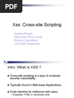 Xss - Cross-Site Scripting