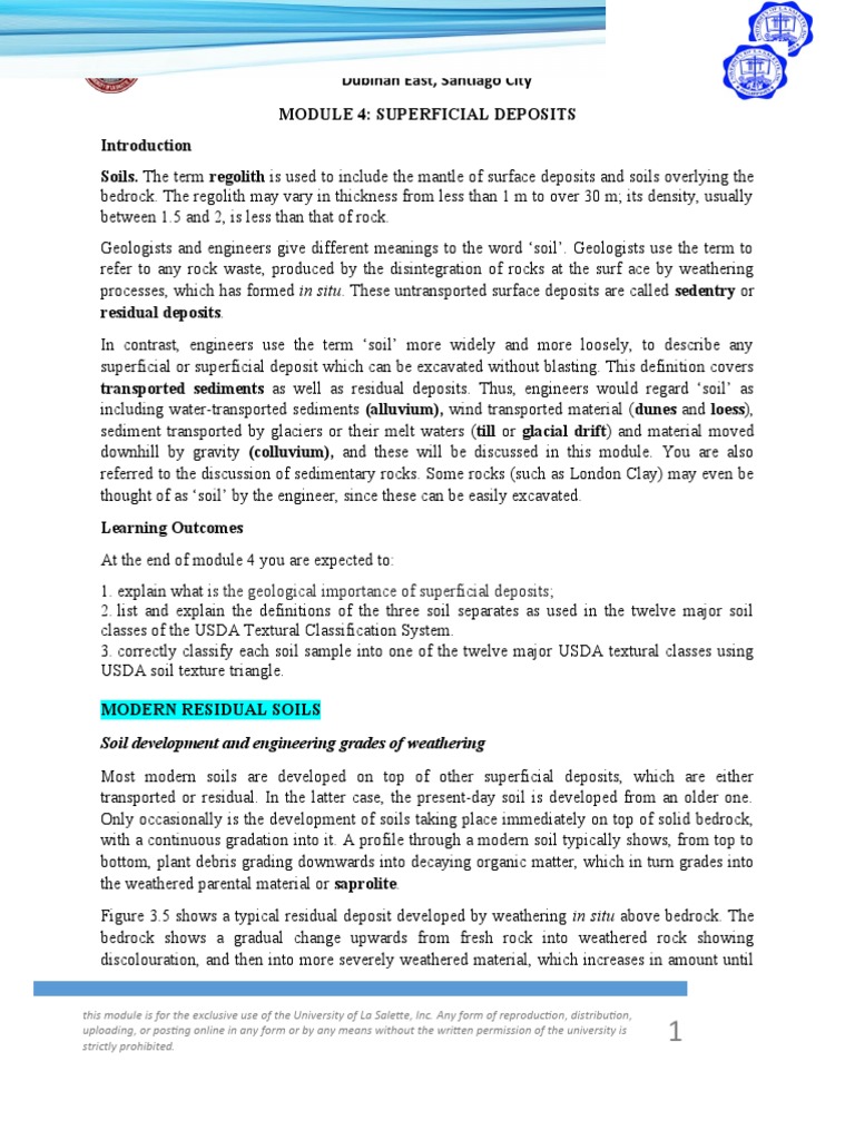 Module 4 GEO | PDF | River | Soil