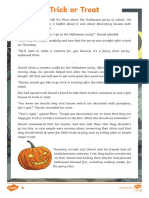 Halloween Fiction Differentiated Reading Comprehension Activity