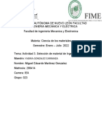 Actividad 3. Selección de Material de Ingeniería