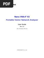 Manual Nanovna F v2 Rev 2.0 Firm v.0.3.0