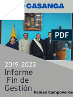 Informe Fin de Gestión