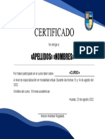 CERTIFICADO Original