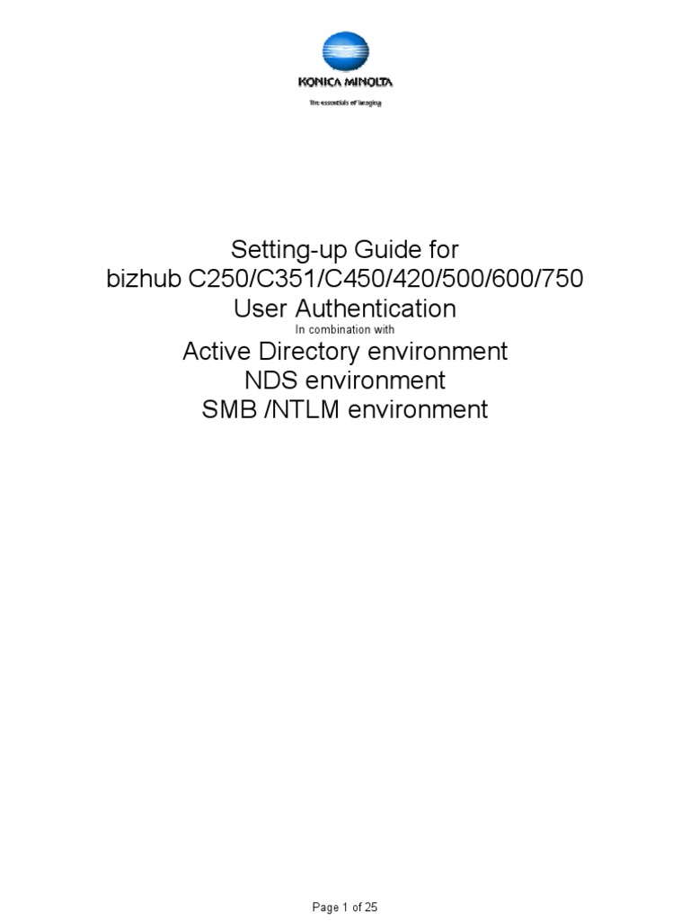 AD NDS SMB User Authentication | PDF | Active Directory | Ip Address