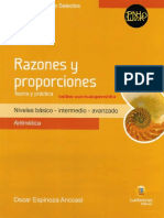  Aritmetica Razones y Proporciones