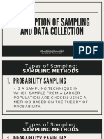 13description of Sampling and Data Collection
