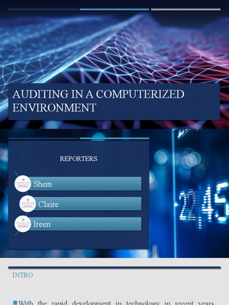 Auditing in Computerized Environments | PDF | Audit | Internal Control