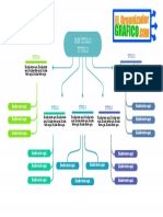 Plantilla de Mapa Conceptual Power Point N 1