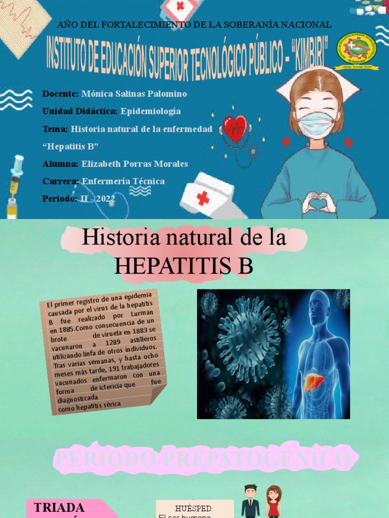 Historia Natural de la Hepatitis B | PDF | Hepatitis B | Hepatitis