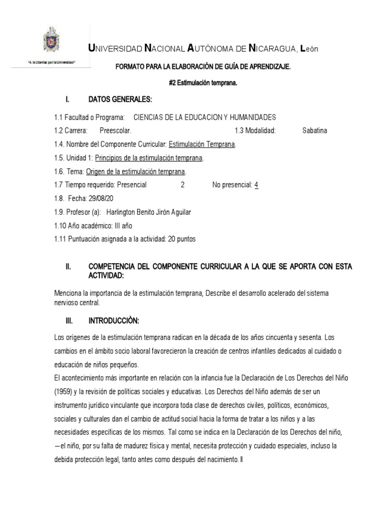 Guía 2 Et | PDF | Educación de la primera infancia