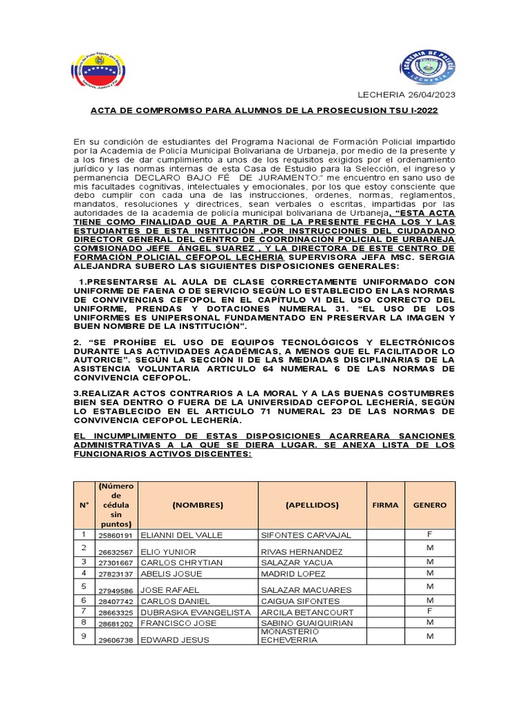 Reglamento de Uniformes PFA CEFOPOL | PDF | Gobierno