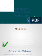 SIstematika Penulisan Makalah