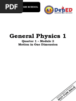 General Physics 1 - Q1 - Module 2