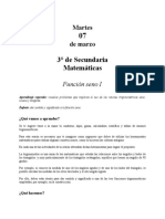 Secundaria Tercero Martes 07 de Marzo Matemáticas