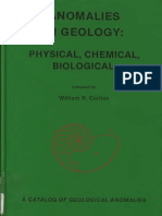 Anomalies in Geology. Physical, Chemical, Biological