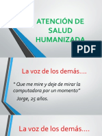 Atención de Salud Humanizada