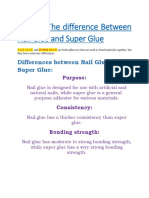 What Is The Difference Between Nail Glue and Super Glue