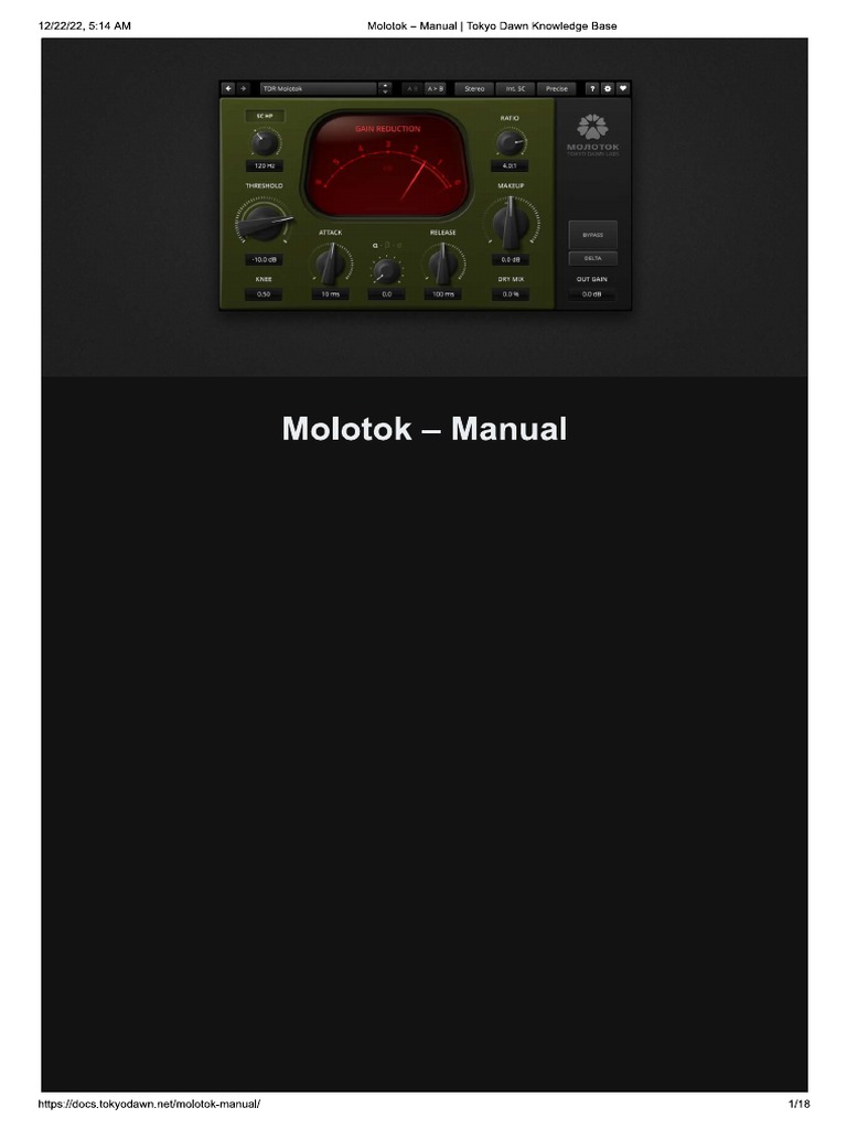 TDR Molotok | PDF