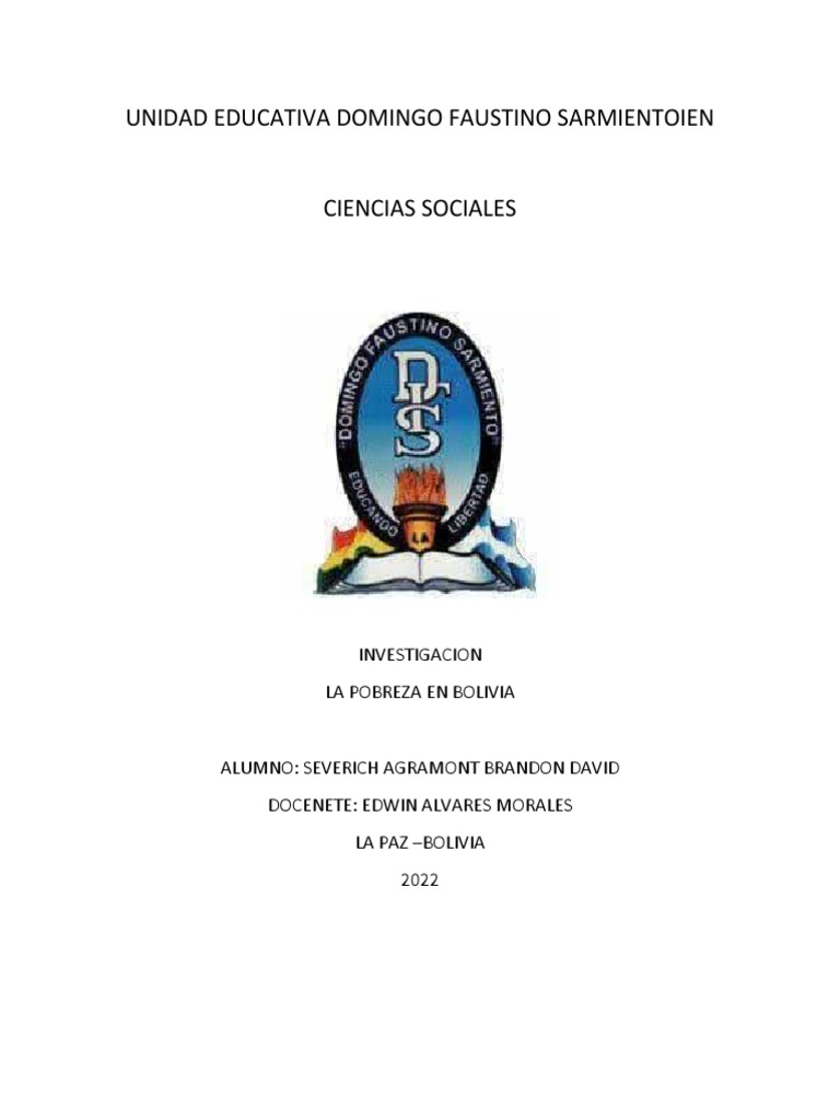 Causas de la pobreza en Bolivia | PDF | Pobreza | Pobreza e indigencia