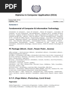 Diploma in Computer Application PDF