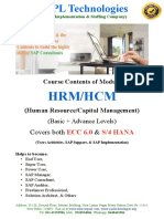 0006 SAP HRM or HCM Syllabus UCPL Technologies