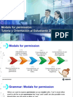 Módulo 3 - Seminario Inglés III - Modals For Permission