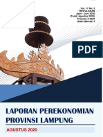 Laporan Perekonomian Provinsi Lampung Agustus 2020