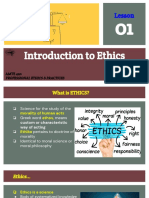 Introduction To Ethics Pt. 1