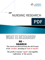 Nursing Research Definition, Need, Purpose