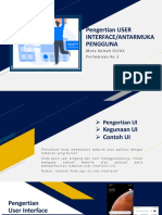 Pertemuan 2 Pengertian USER INTERFACE